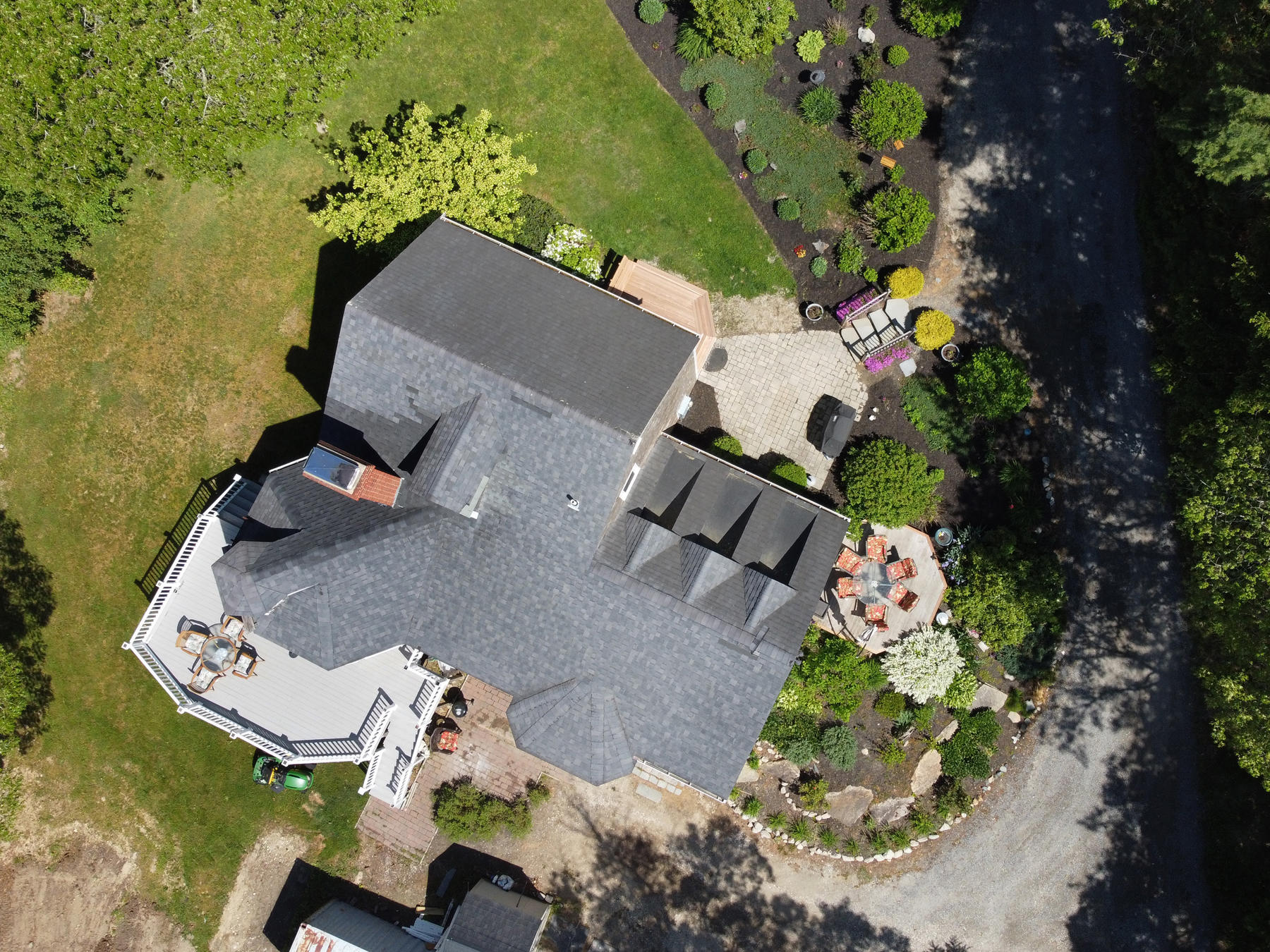 1077 County Road Cataumet, MA 02534 - Photo 54 of 65 an aerial view of a house with a yard