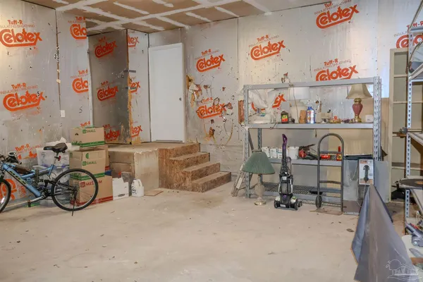 a view of storage and utility room