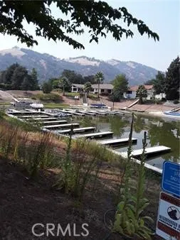 a view of a lake with a mountain