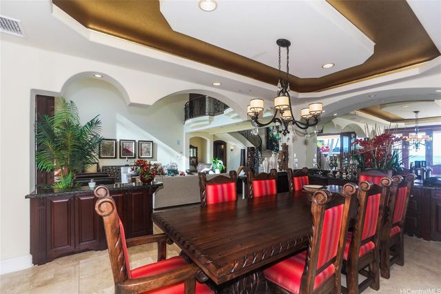 a living room filled with furniture