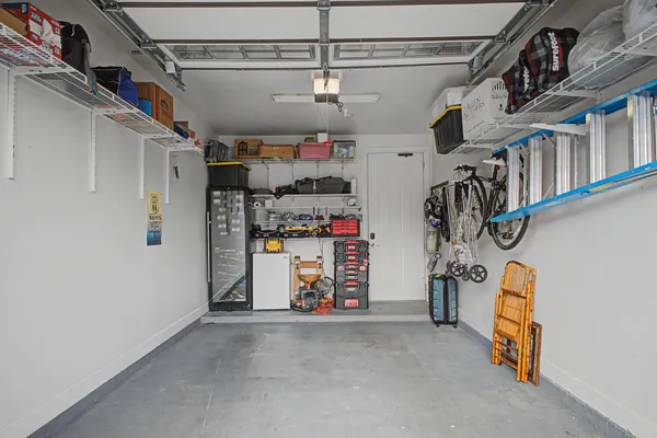 a view of storage and utility room