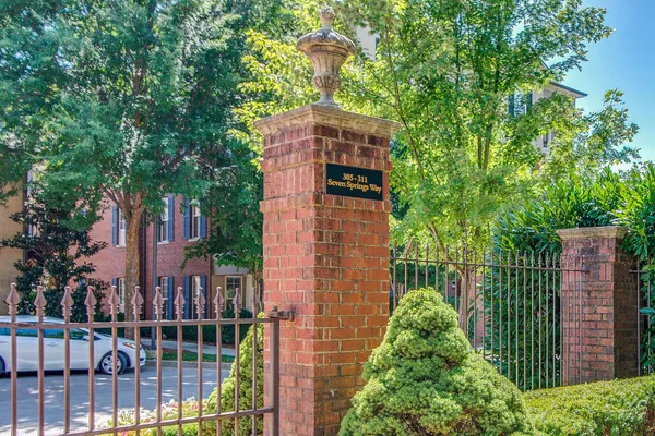 a building view with a outdoor space