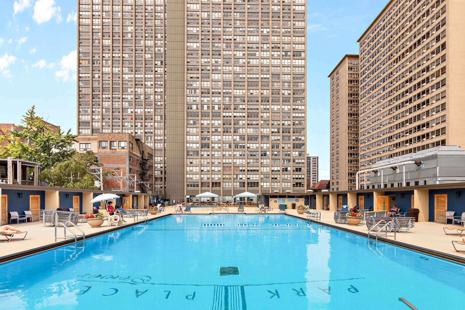 655 West Irving Park Road, Unit 2110 Chicago, IL 60613 - Photo 38 of 38 a view of swimming pool with outdoor seating