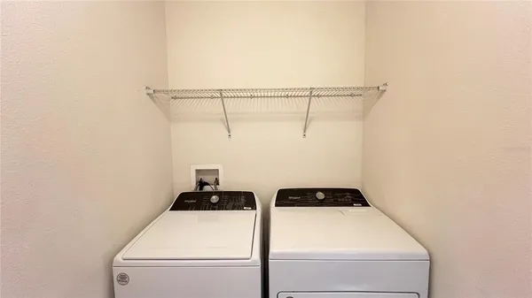 a close view of utility room