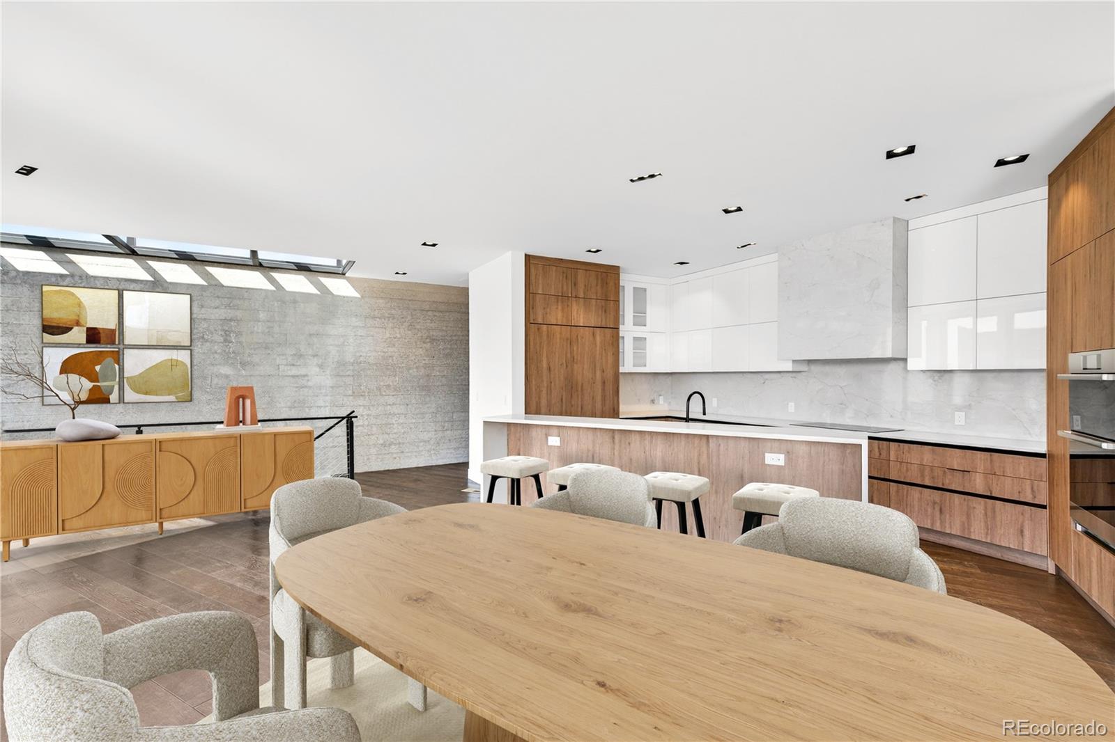 545 Strada Rossa Road Golden, CO 80401 - Photo 40 of 49 a large white kitchen with a large window