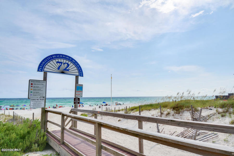 17670 Front Beach Road, Unit D3 Panama City Beach, FL 32413 - Photo 11 of 12 a view of a city from a balcony