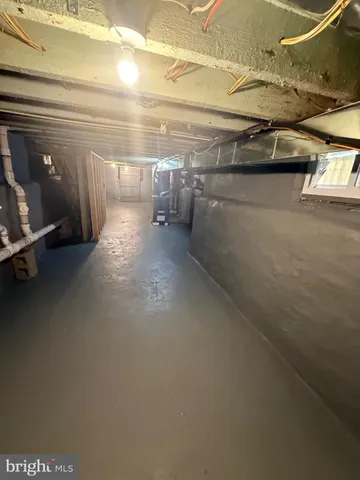 a view of storage and utility room