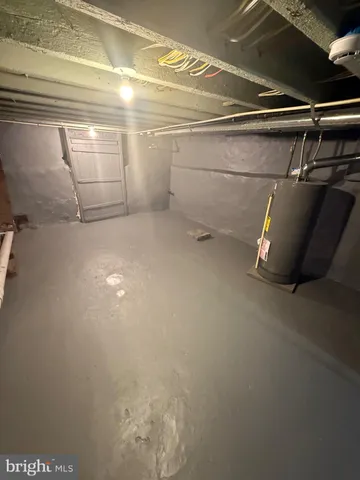 a view of a room with racks