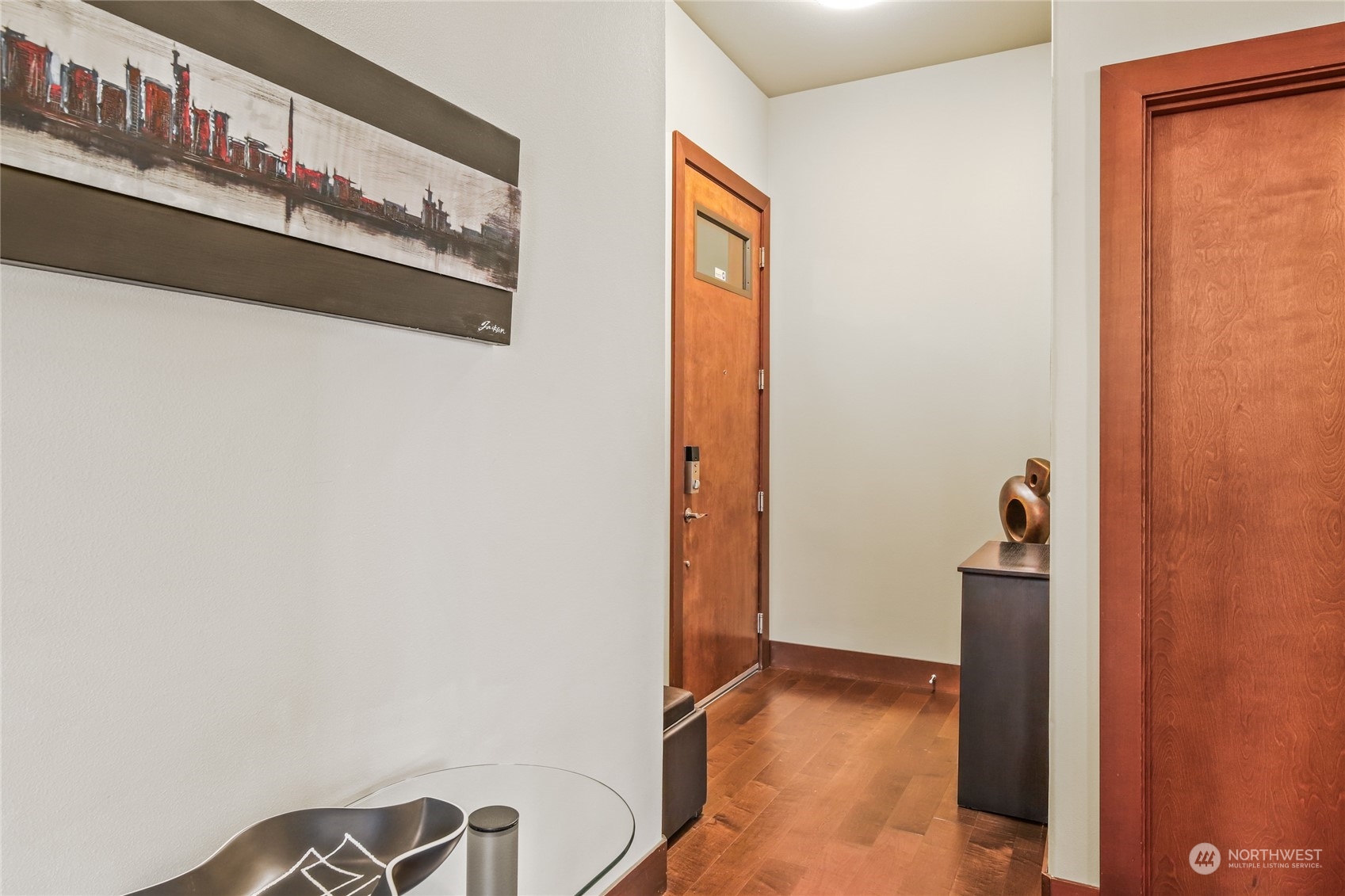 4005 Northeast 3rd Place, Unit 3E Renton, WA 98056 - Photo 16 of 28 a view of a hallway with workspace