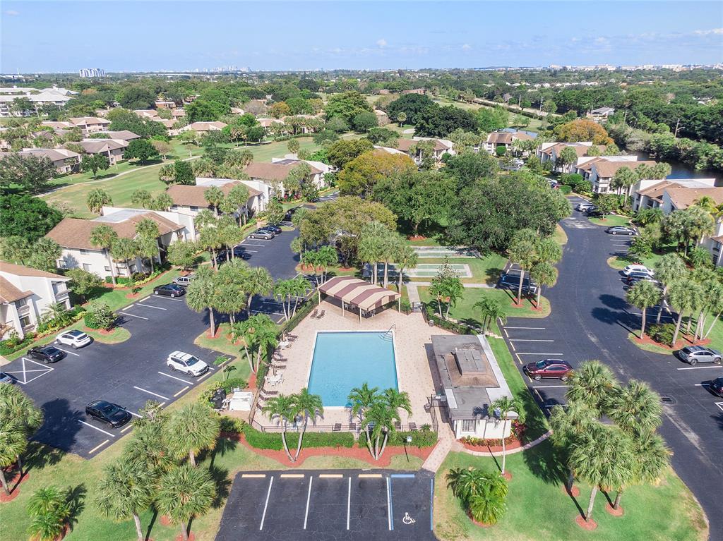 9104 Southwest 19th Place, Unit A Davie, FL 33324 - Photo 31 of 31 an aerial view of a house with a garden