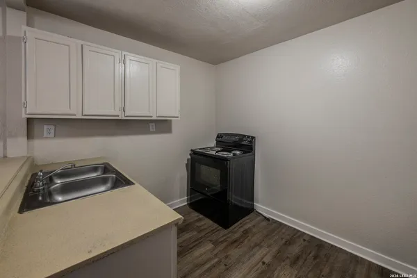 a room with storage and utility