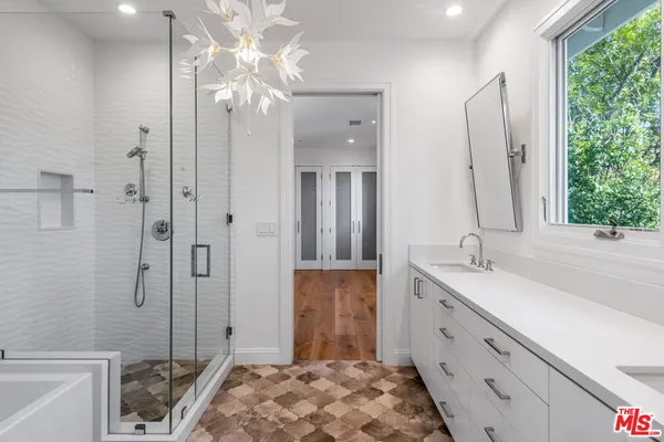 a view of livingroom with flat screen tv