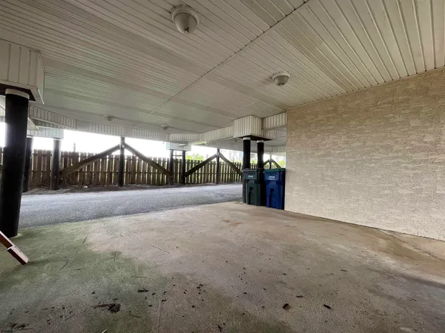 a view of a backyard of a house