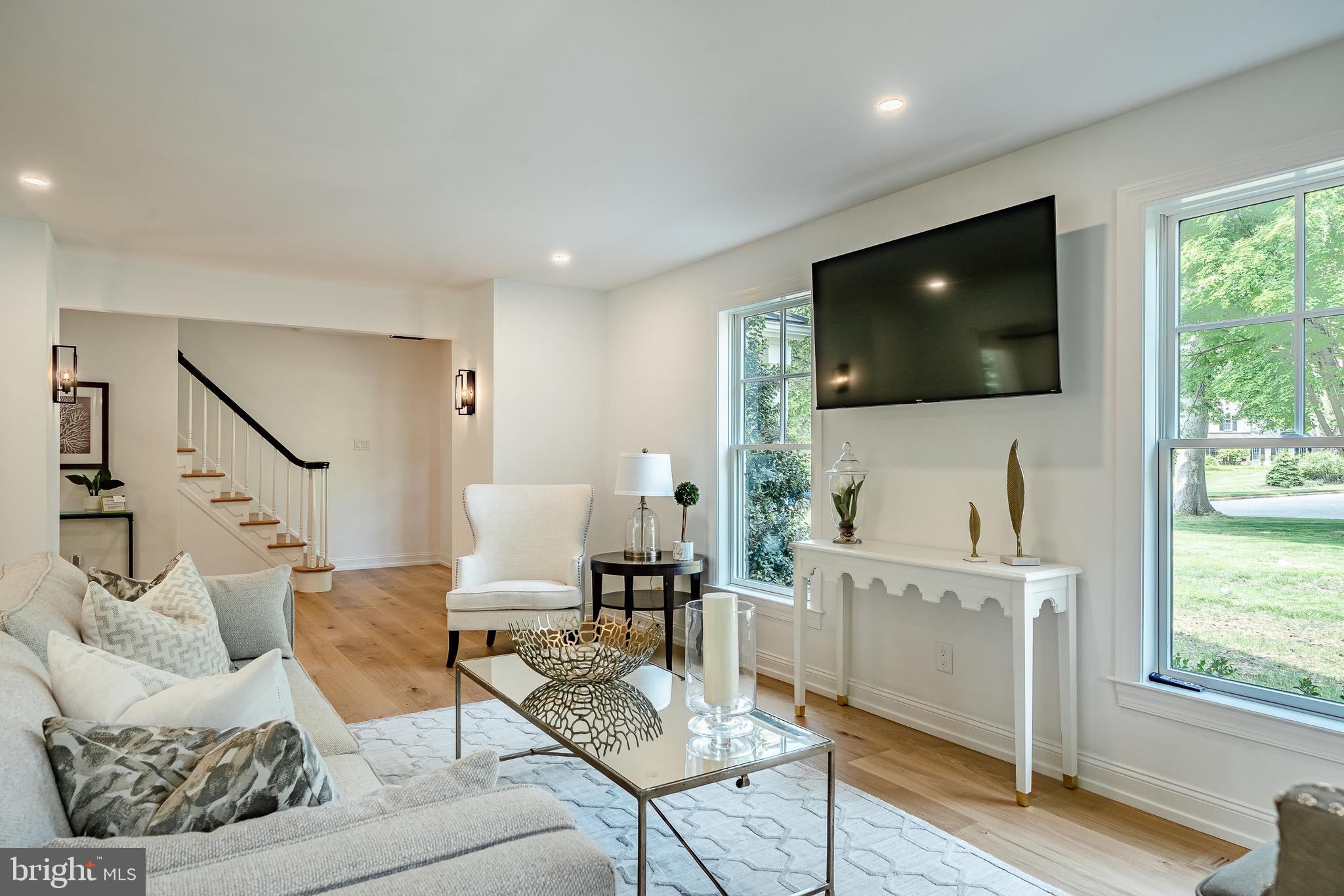 2058 Waterloo Road Berwyn, PA 19312 - Photo 18 of 46 a living room with furniture and a flat screen tv