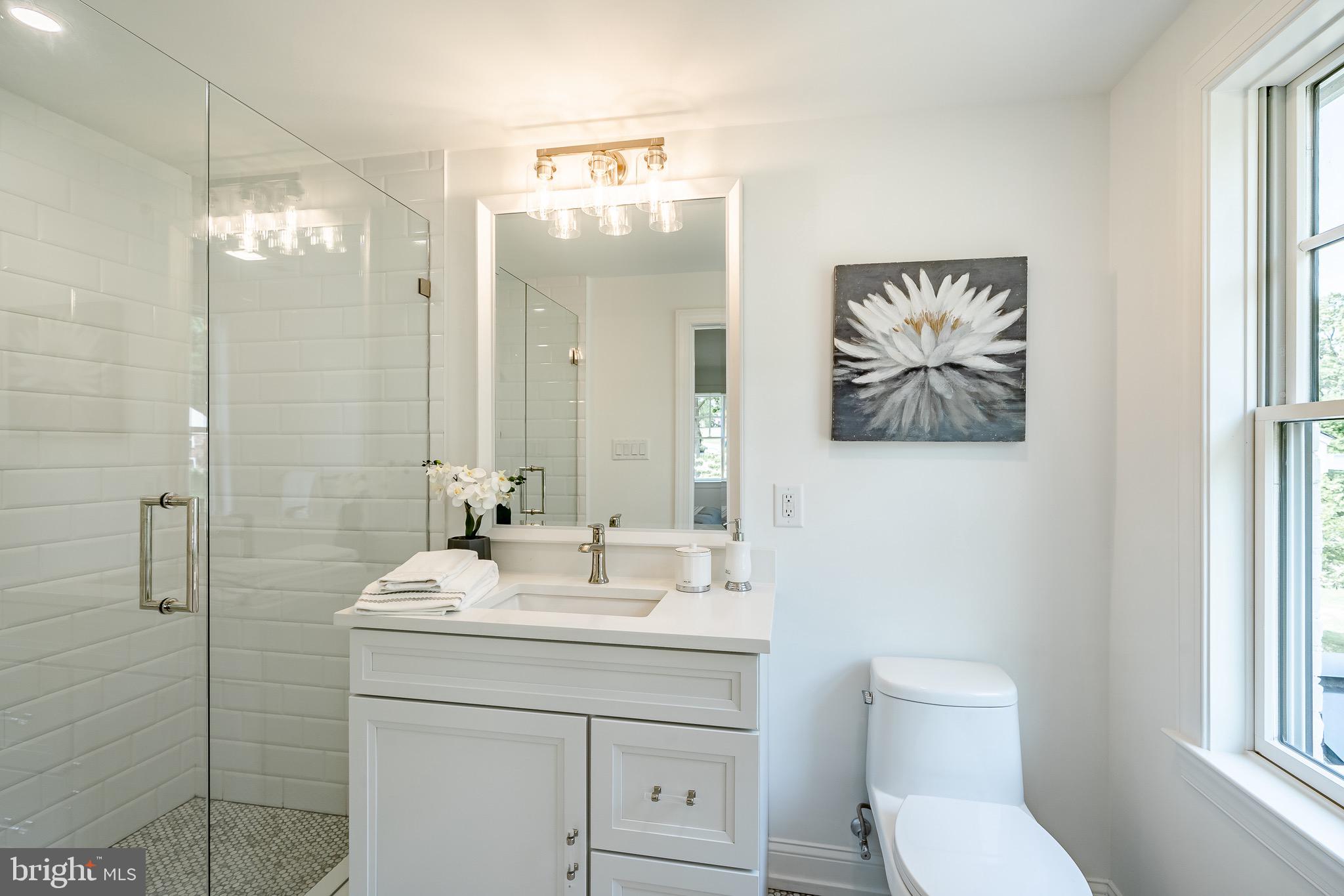 2058 Waterloo Road Berwyn, PA 19312 - Photo 39 of 46 a bathroom with a toilet a sink and mirror