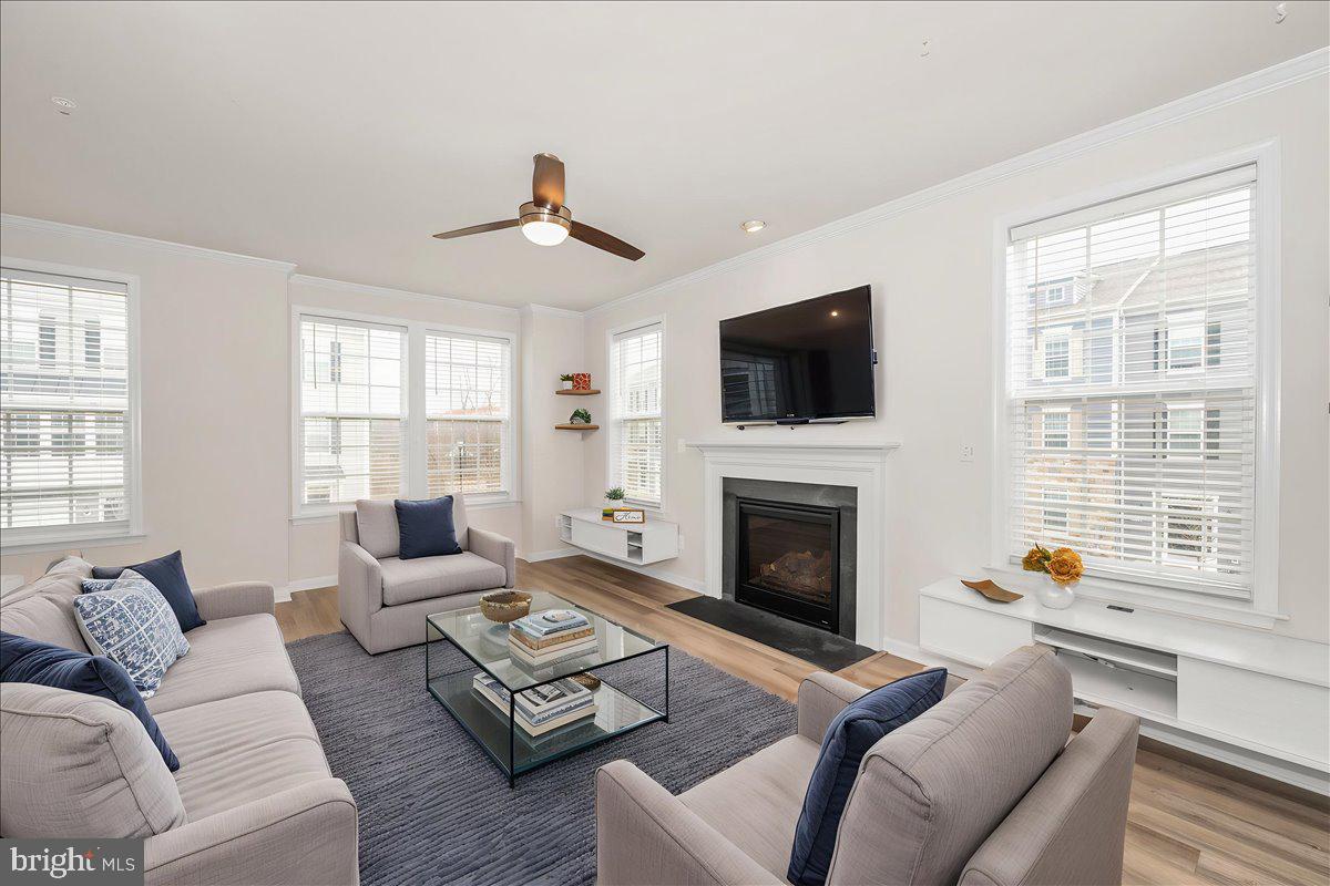 Virtually Staged Living Room