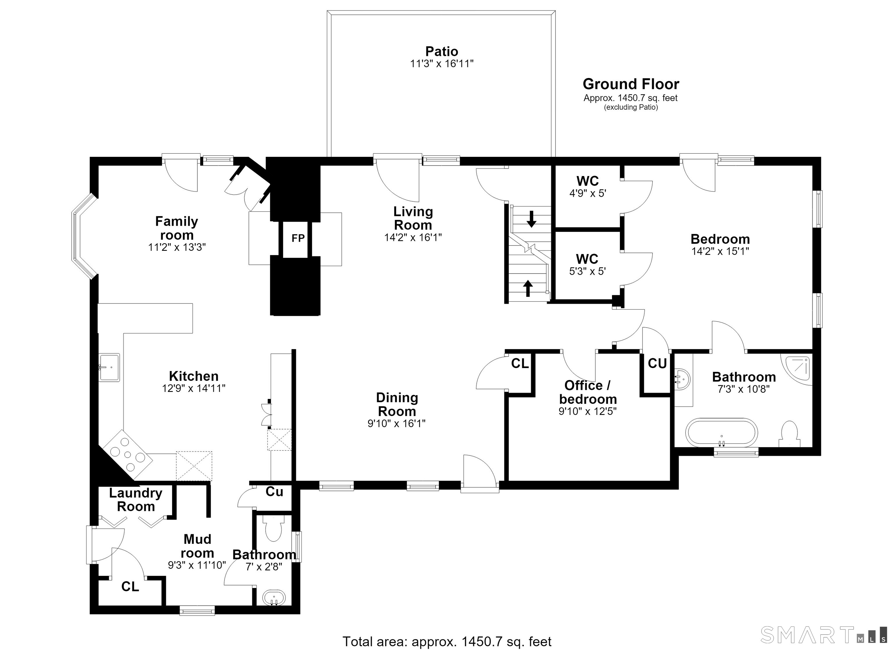 511 Perrin Road Woodstock, CT 06281 - Photo 39 of 40 Main Level Floor Plan
