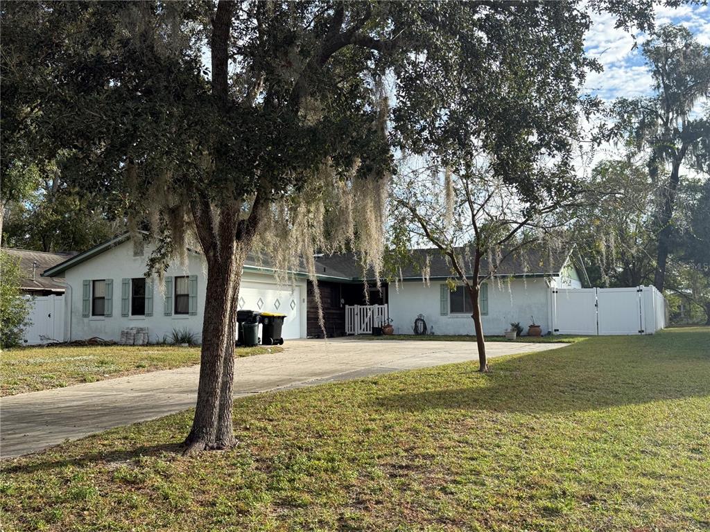 a view of a house with a swimming pool