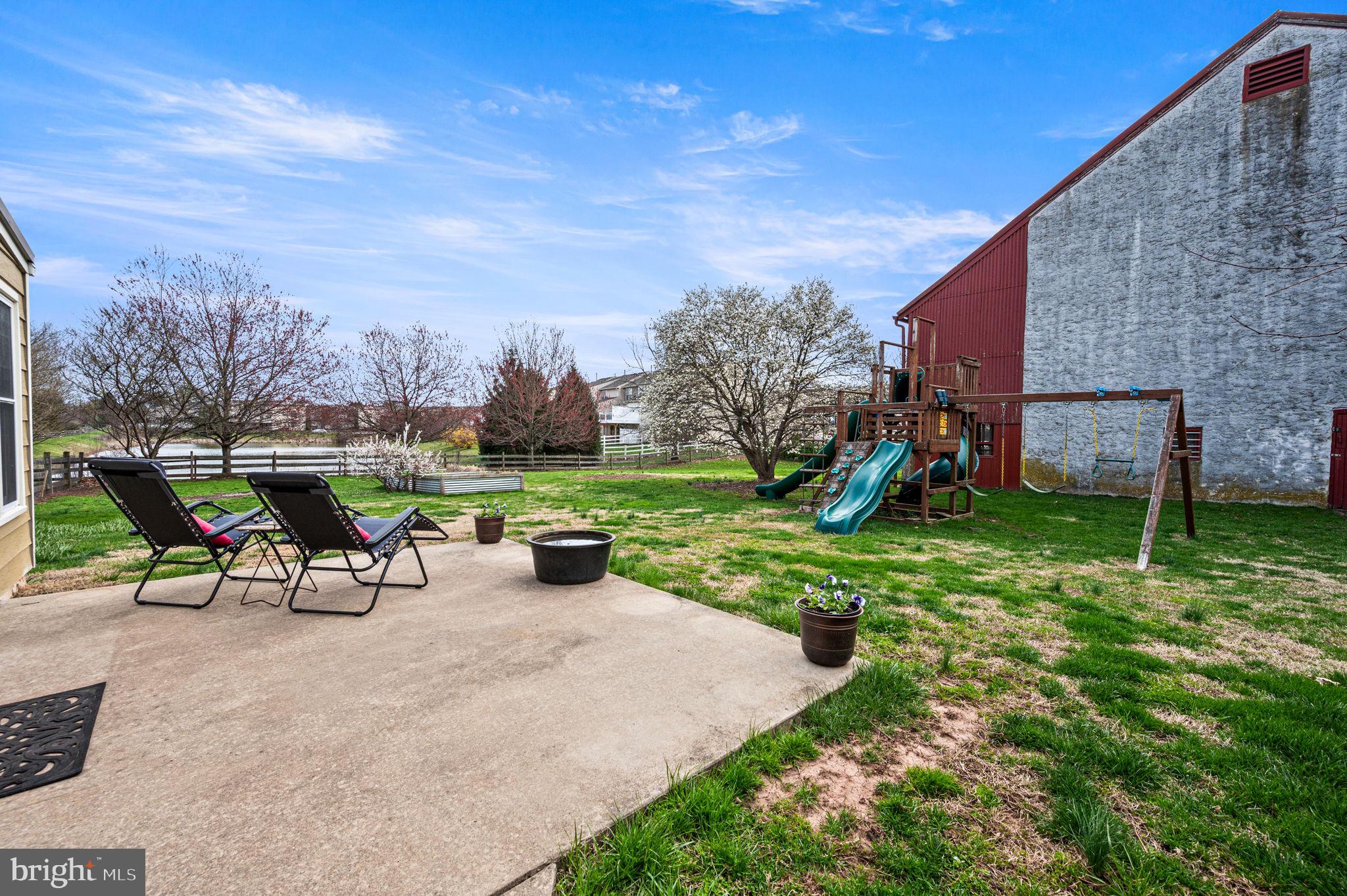 466 Old Schuylkill Road Pottstown, PA 19465 - Photo 38 of 44 Patio overlooking pond and gardens