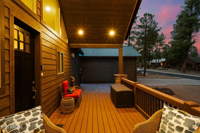 a view of outdoor space with seating area