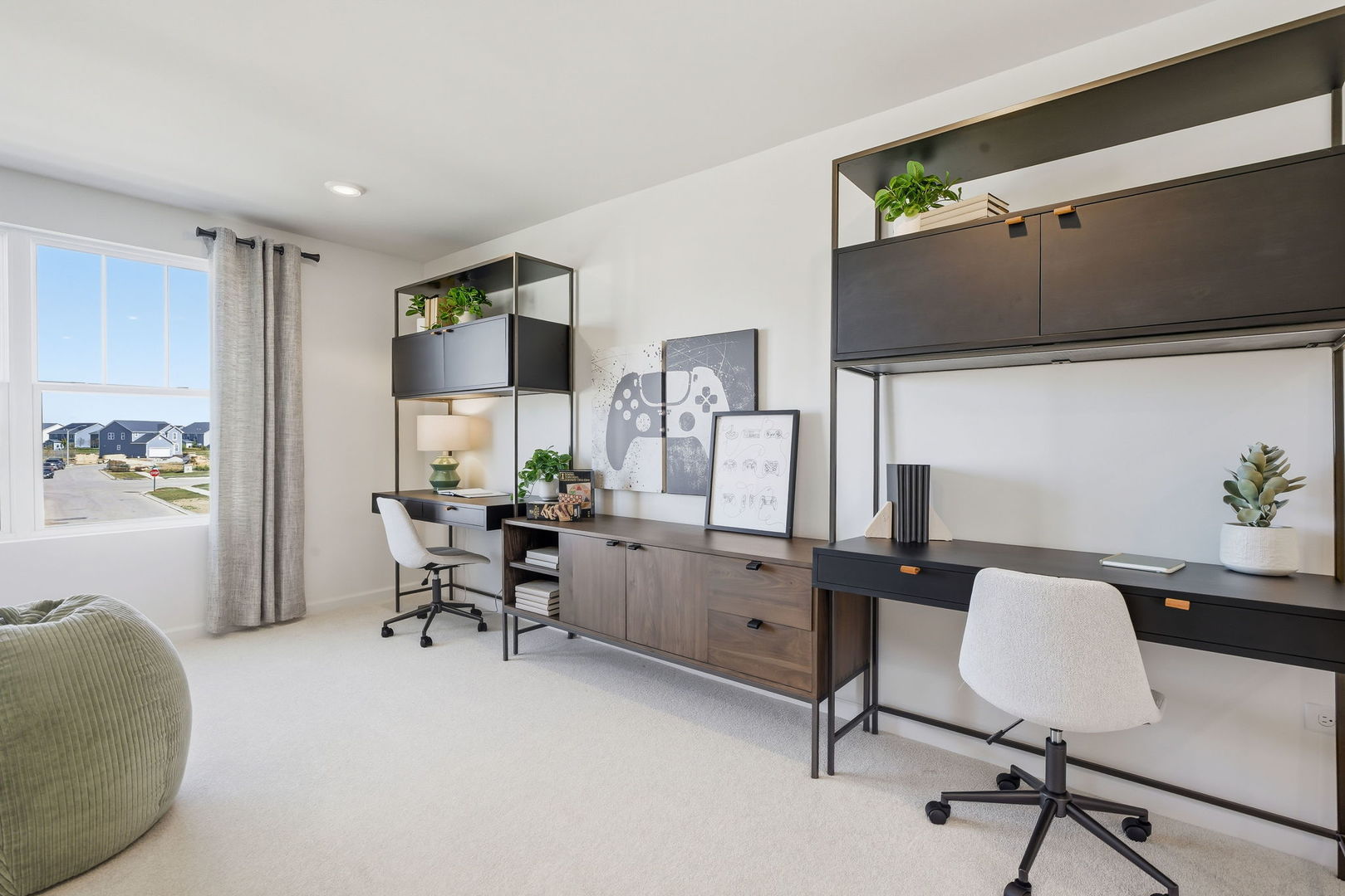 660 Redtop Way Bolingbrook, IL 60490 - Photo 22 of 22 a workspace with furniture and window