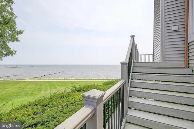 a view of an ocean from a balcony