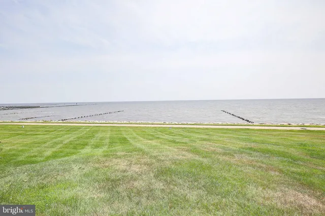 a view of an ocean and beach
