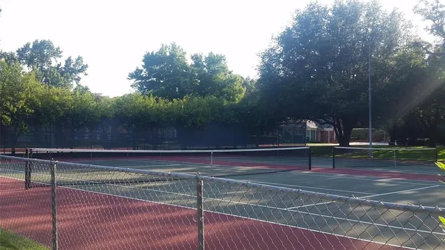 a view of a tennis court