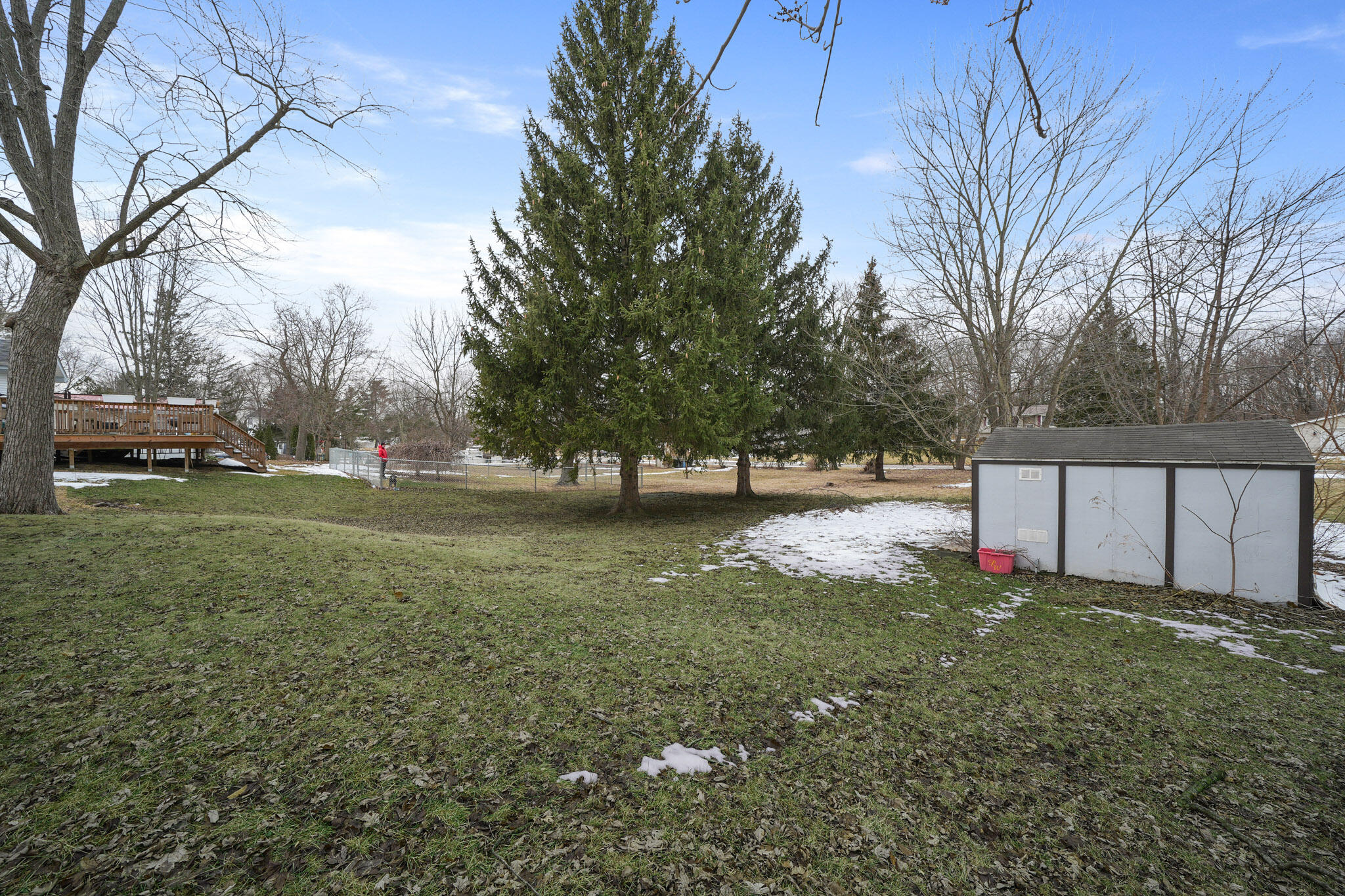 345 Castle Street Lowell, IN 46356 - Photo 9 of 27 a view of yard with tree