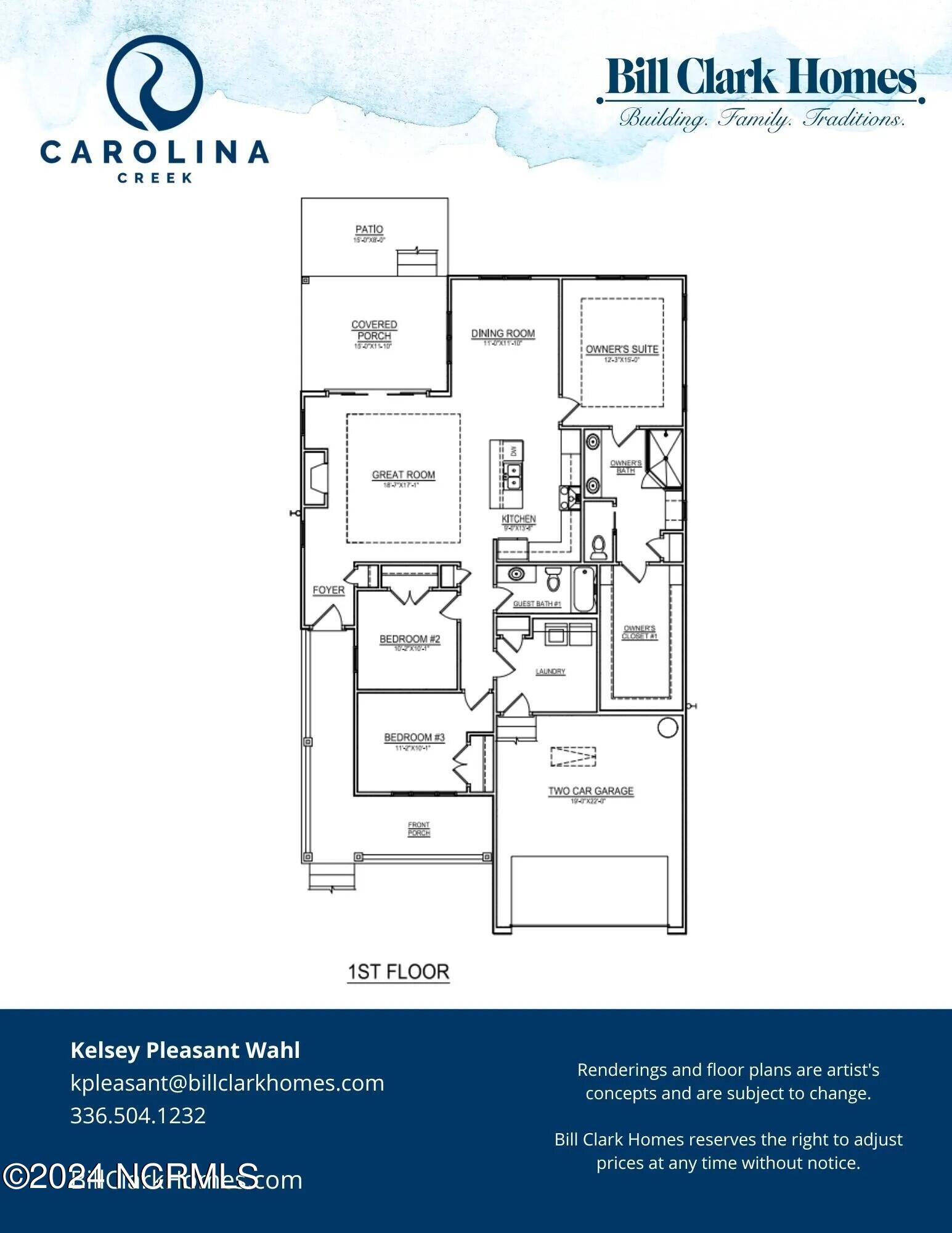71 Allbrook Way Hampstead, NC 28443 - Photo 15 of 15 63 - Floor Plan