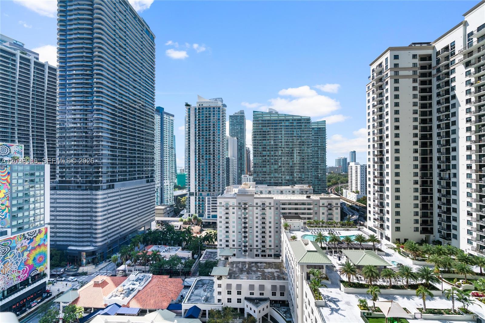 55 Southwest 9th Street, Unit 1904 Miami, FL 33130 - Photo 27 of 66 a view of city with tall buildings