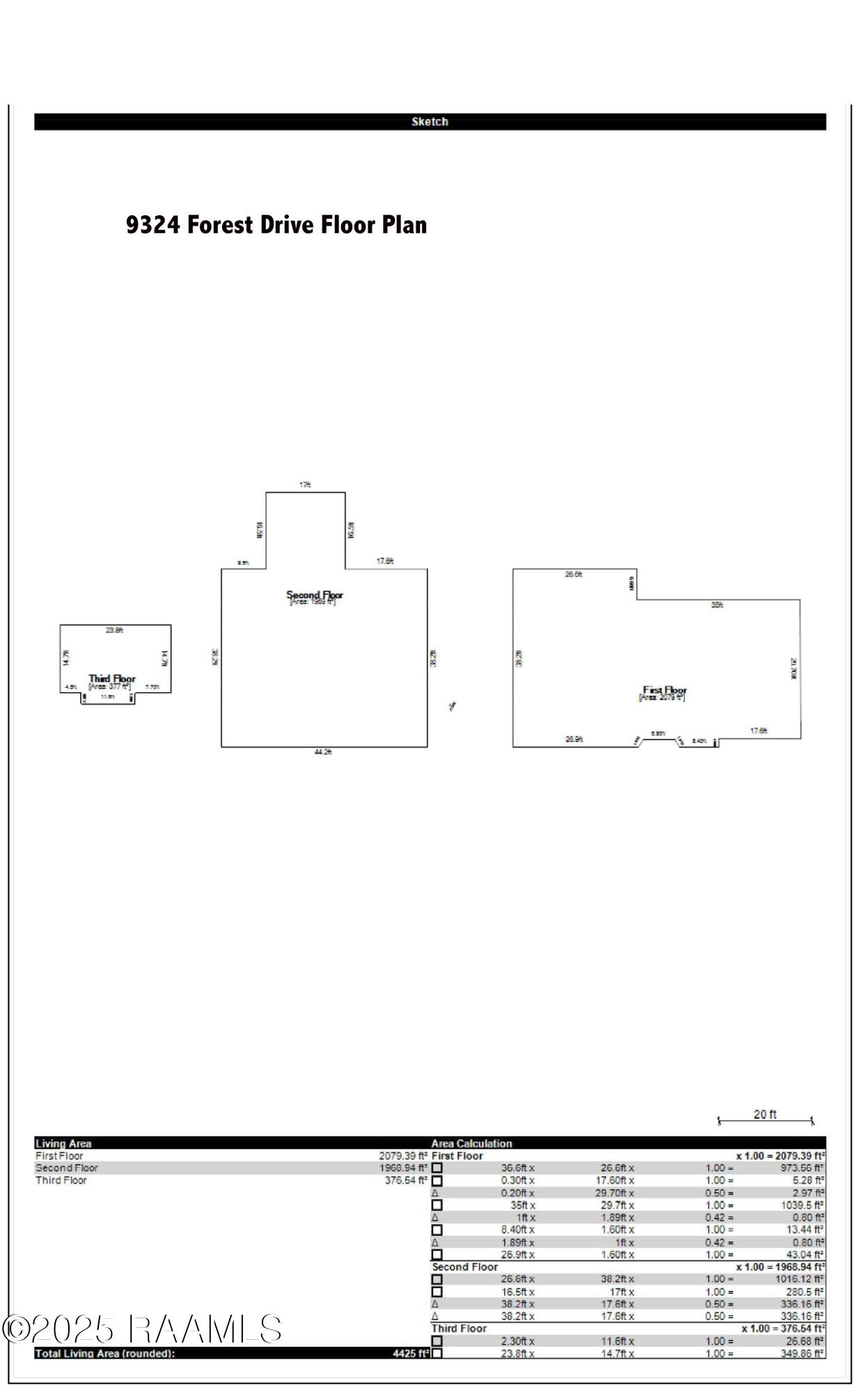 9324 Forest Road Abbeville, LA 70510 - Photo 45 of 46 Floor Plan