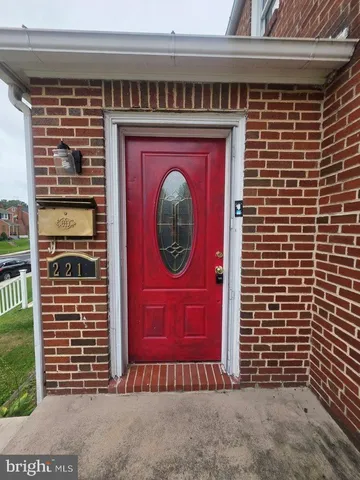 a front view of a building with entryway