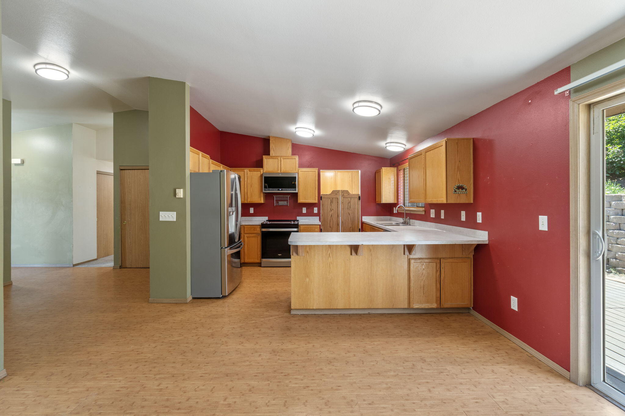 2630 Frontage Road Klamath Falls, OR 97601 - Photo 31 of 72 a view of kitchen with stainless steel appliances granite countertop stove top oven