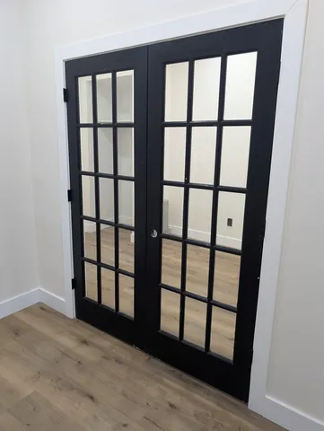 a view of a front door