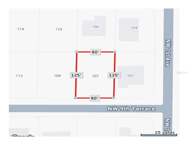 $51,990 | 105 Northwest 9th Terrace, Cape Coral, FL 33993