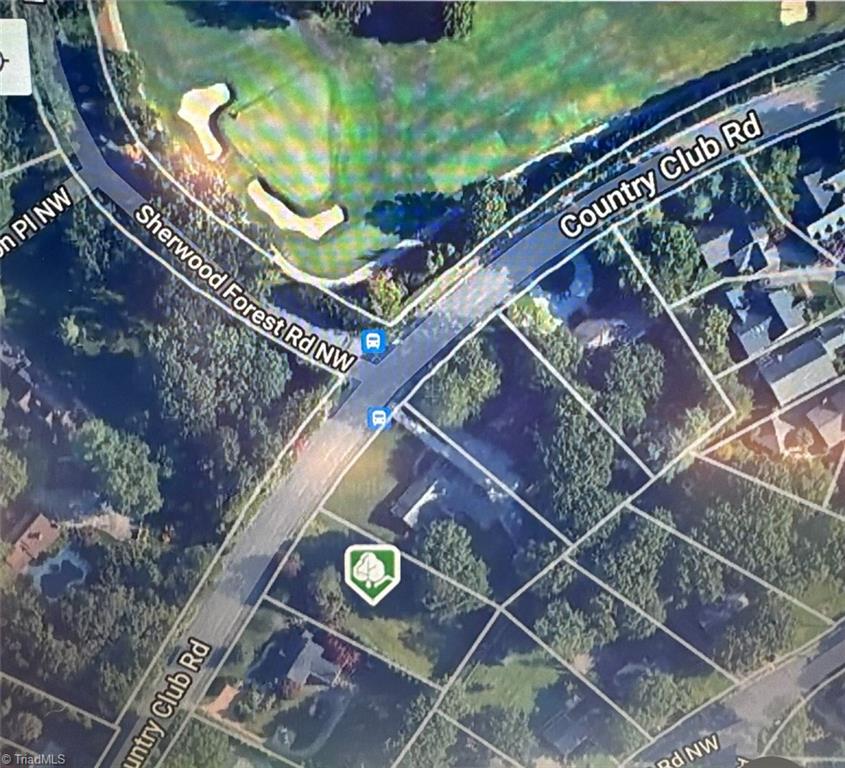 0 Country Club Road Winston-Salem, NC 27104 - Photo 4 of 4 Arial View of the lot diagonally across from FCC