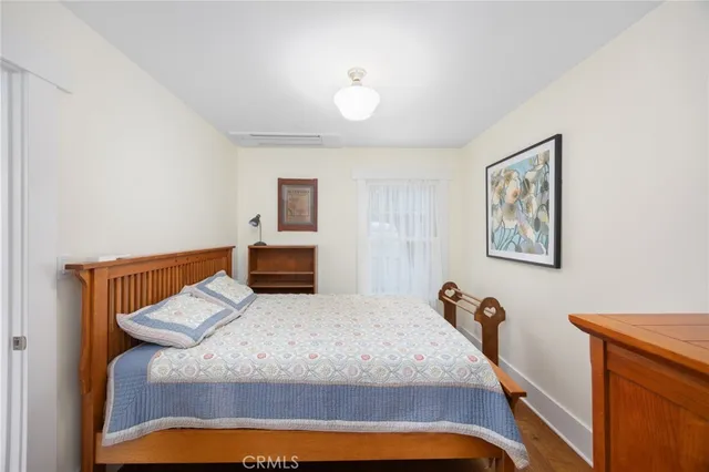a view of a hallway with washer and dryer