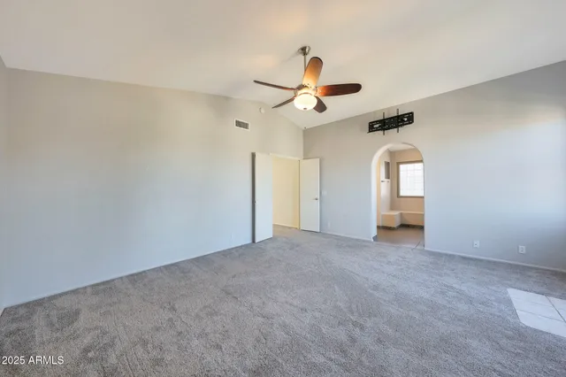 a view of an empty room