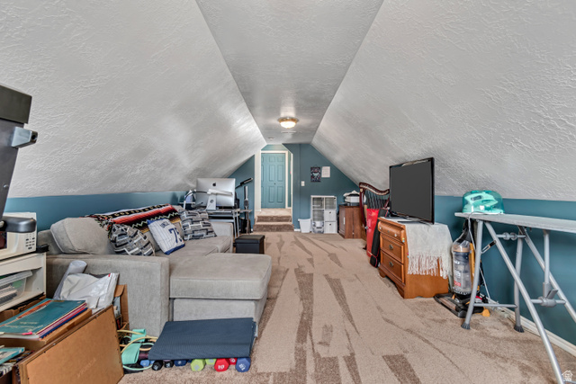 1697 North 500 West Mapleton, UT 84664 - Photo 28 of 50 Interior space with a textured ceiling and light colored carpet