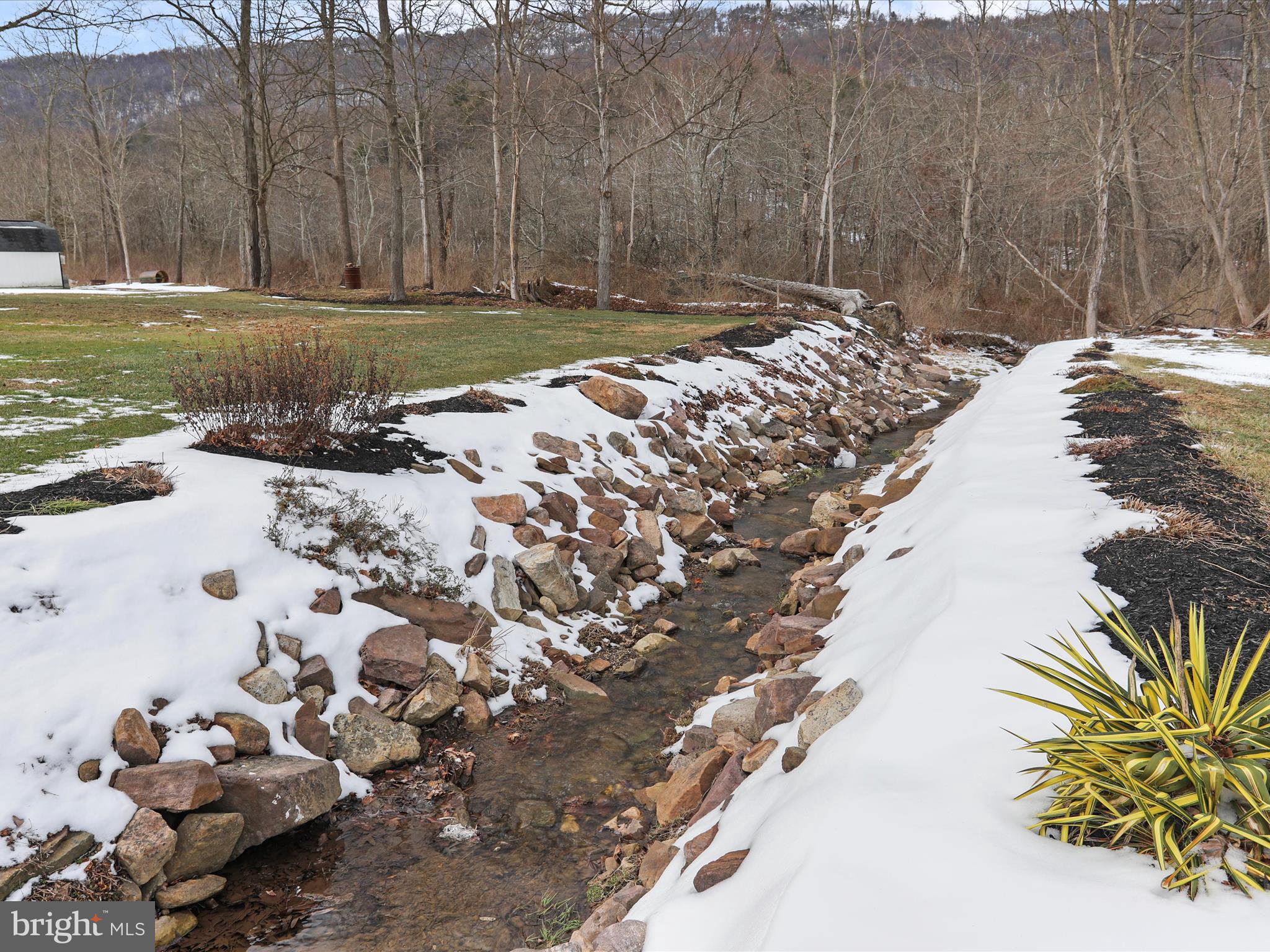 24265 Path Valley Road Concord, PA 17217 - Photo 32 of 36 Small creek to left of property view 2