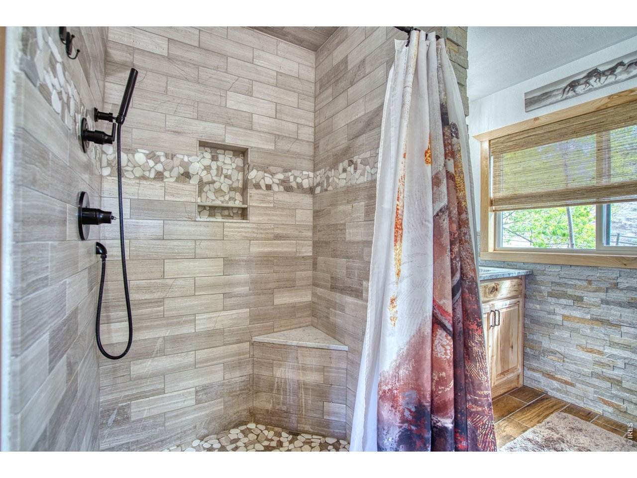 320 Del Monte Road Berthoud, CO 80513 - Photo 23 of 40 a bathroom with a shower