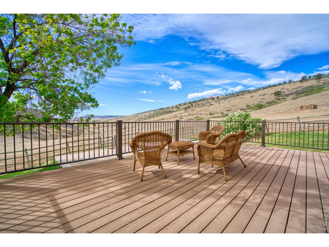 320 Del Monte Road Berthoud, CO 80513 - Photo 24 of 40 a view of a terrace with outdoor seating