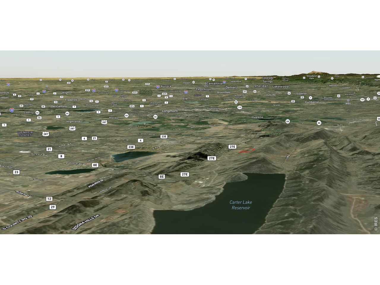 320 Del Monte Road Berthoud, CO 80513 - Photo 40 of 40 a view of city with ocean