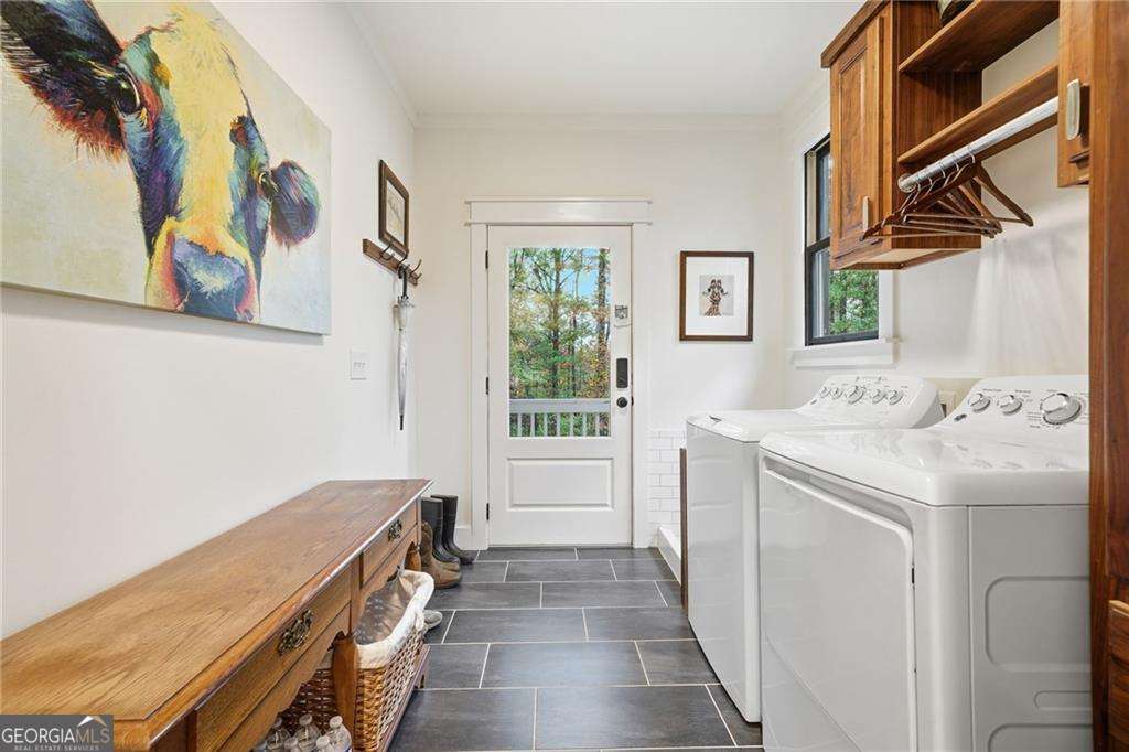 2197 Damascus Road Ball Ground, GA 30107 - Photo 29 of 39 a utility room with dryer and washer