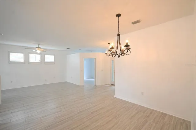 a view of a room with rack on the wall