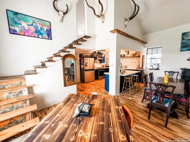 a view of a living room