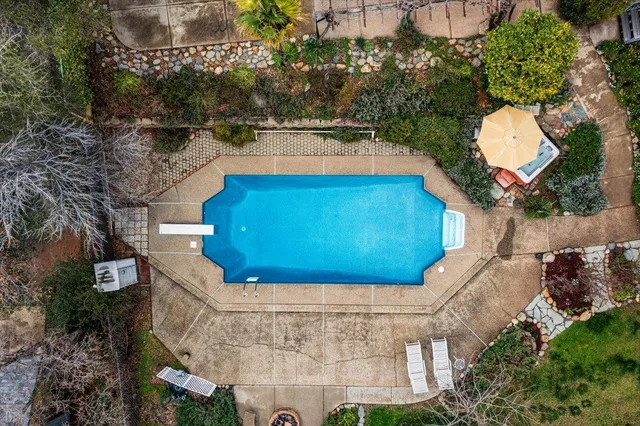 a view of a swimming pool