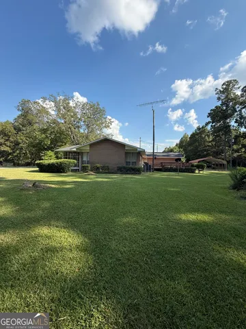 a view of a green field