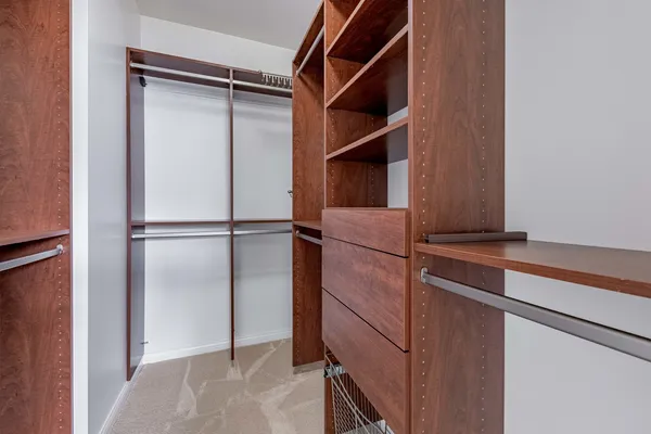a room with closet